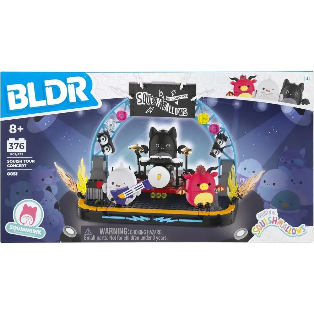 BLDR Squishmallows Squish Tour Concert Building Set - 379 pc NIB